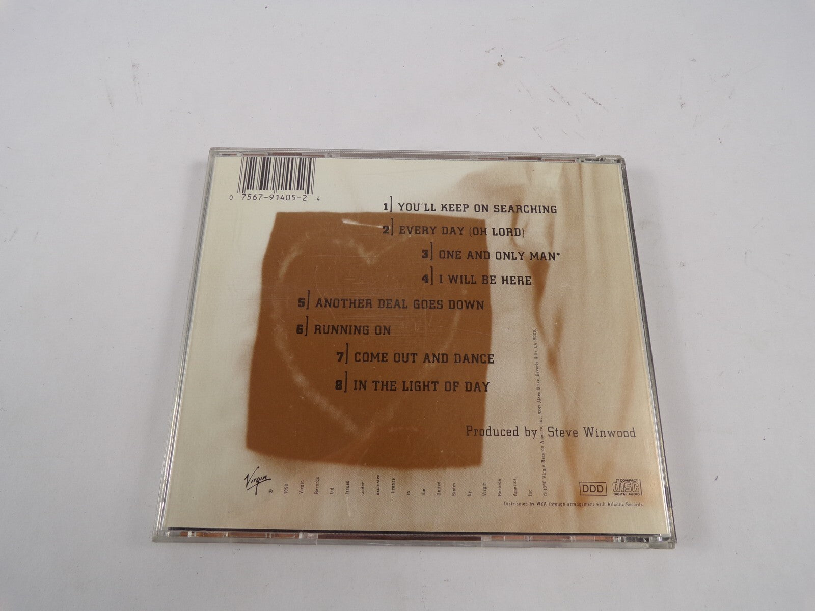 Steve Winwood Refugees of the Heart Every Day I Will Be Here Running On CD#61