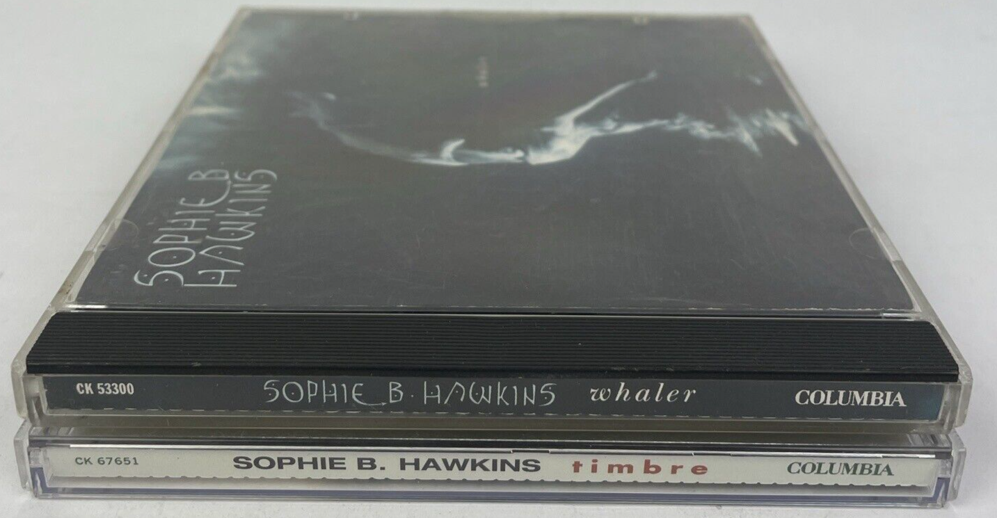 2 x Sophie B. Hawkins - Timbre 1999 Sony - WHALER 1994 Sony - Digital Audio CD