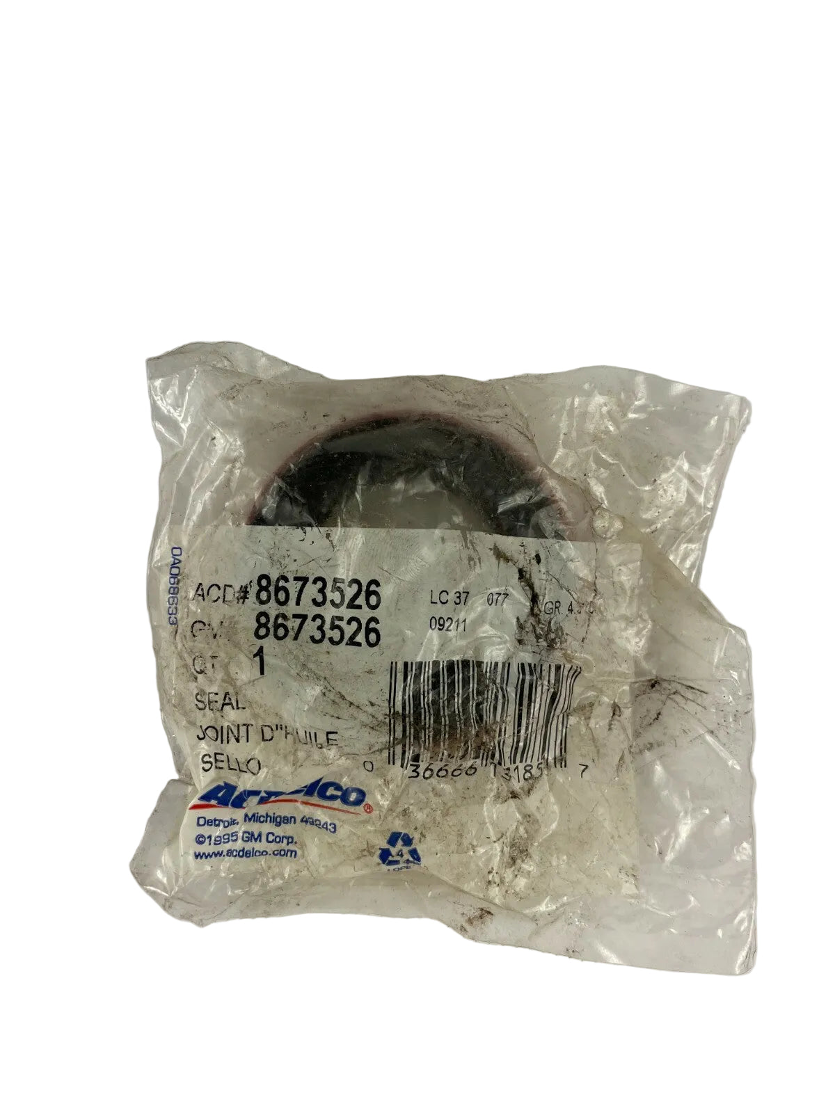 Genuine ACDelco 8673526 OEM drive shaft front slip yoke oil seal for compatible GM transmission and drivetrain applications A2.