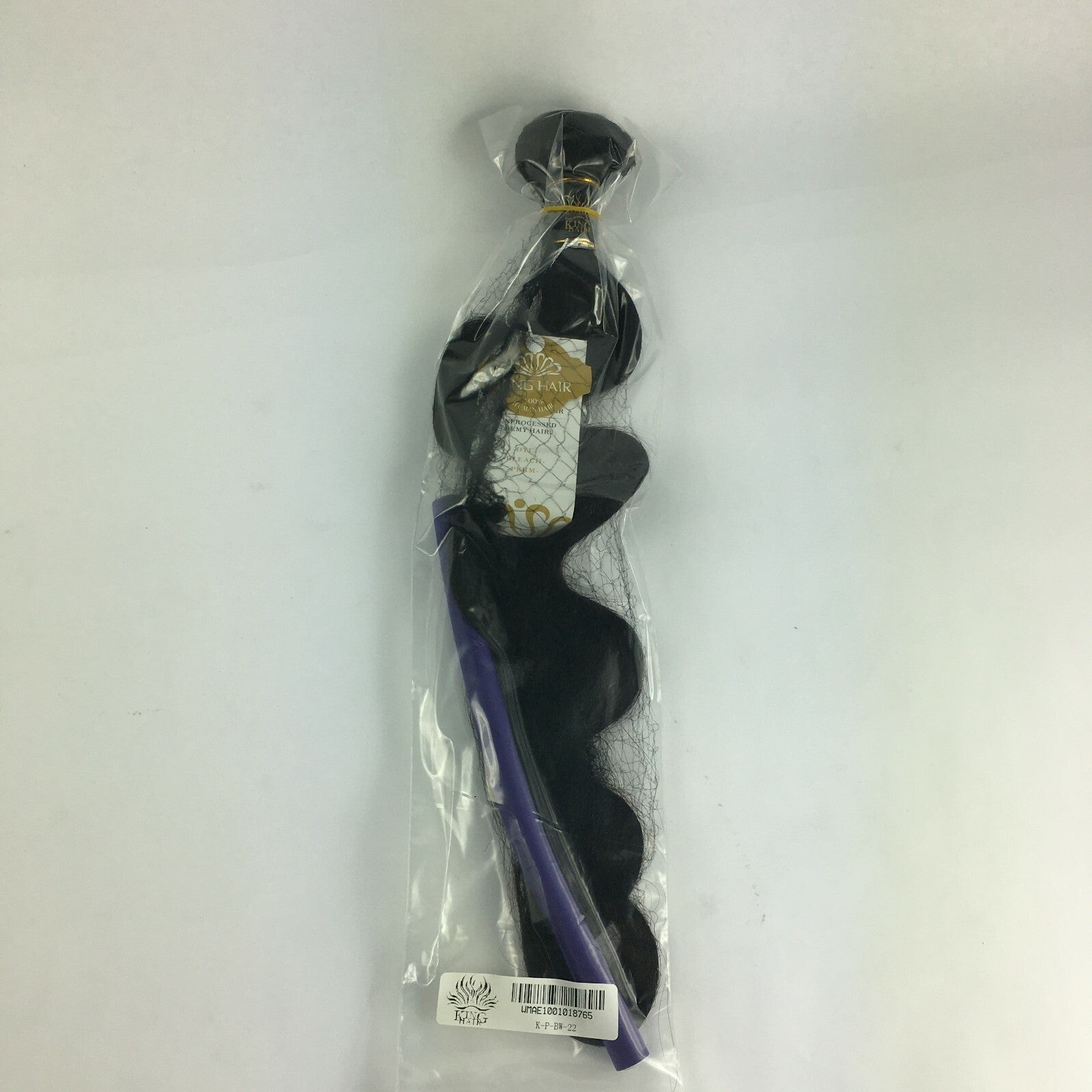 Brand New King Hair 100% Human Unprocessed Hair Size 22" Curly Style Black A3
