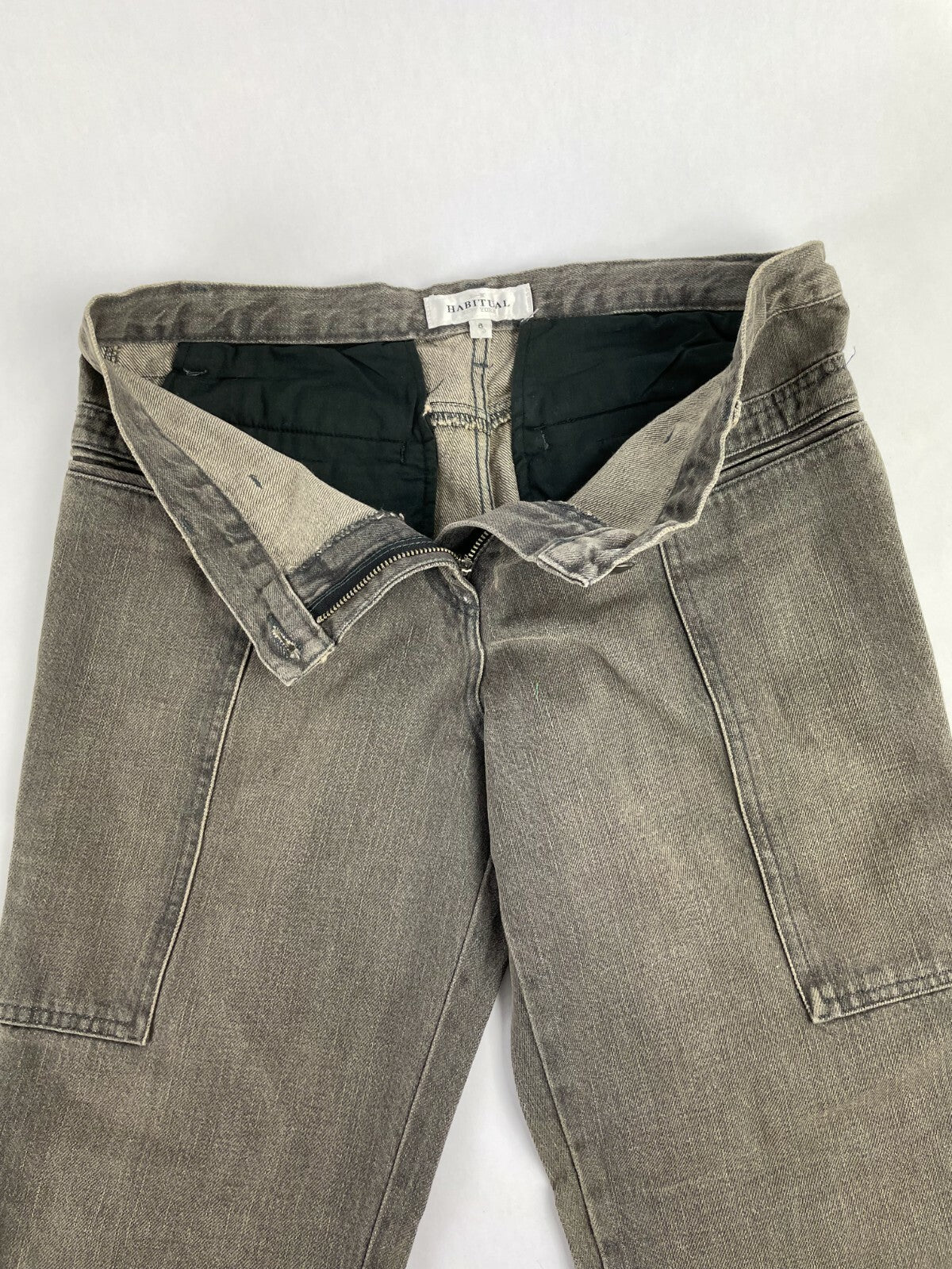 Habitual Men's Denver Gray Regular Straight Denim Jeans Size W 33 L 34