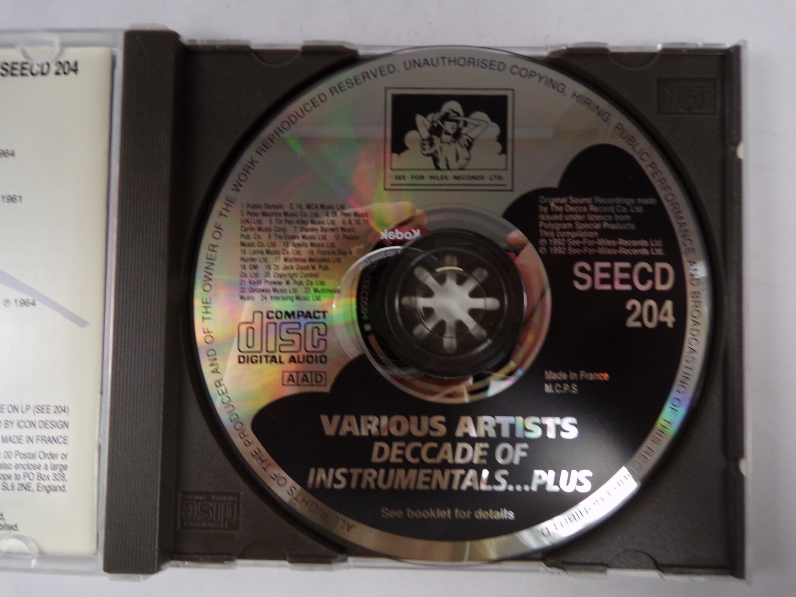 Deccade Of Instrumentals Plus See For Miles Records 1959 - 1967 CD #19