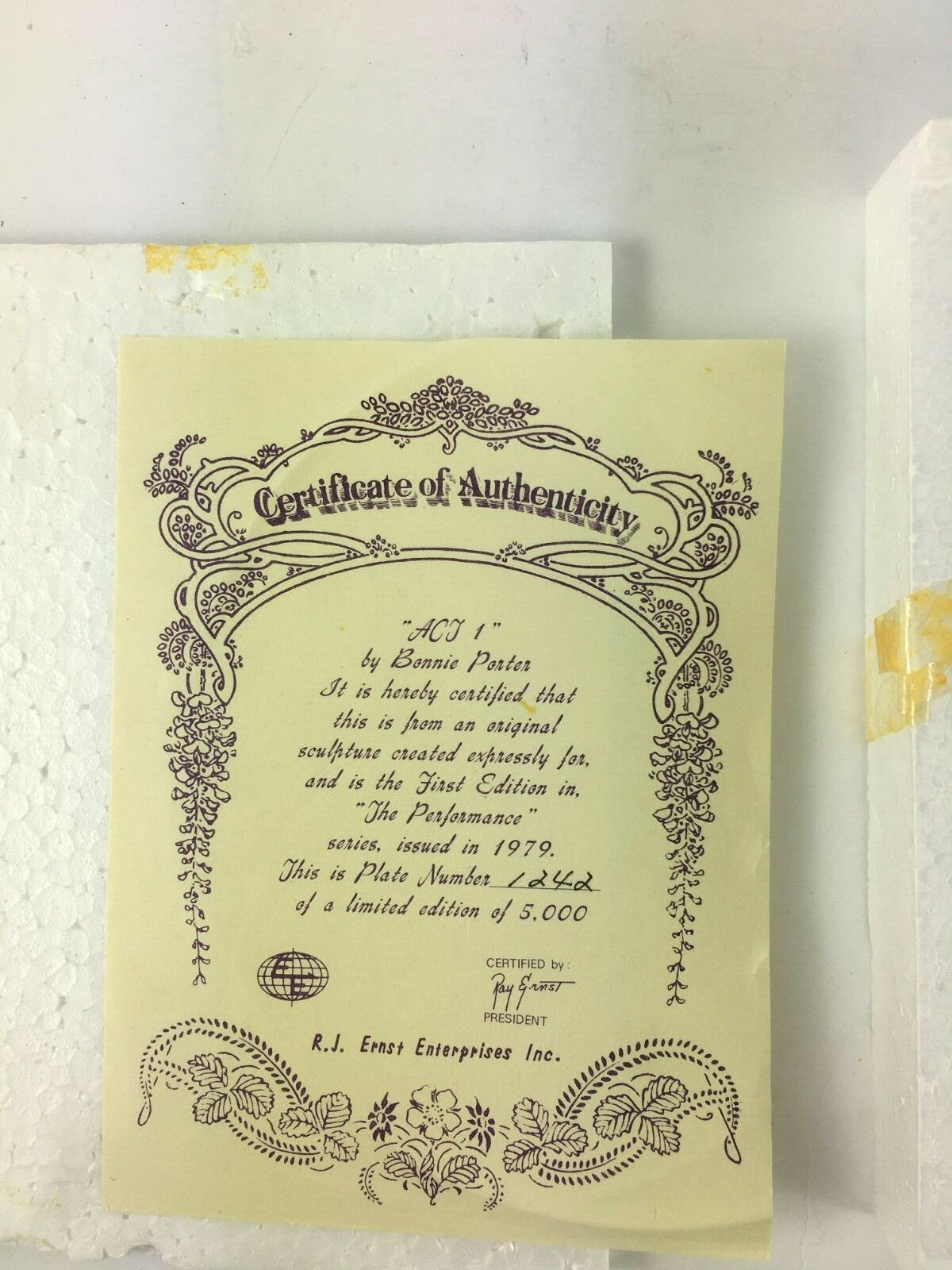 Act I of the series The Performance by Bonnie Forter Limited Edition