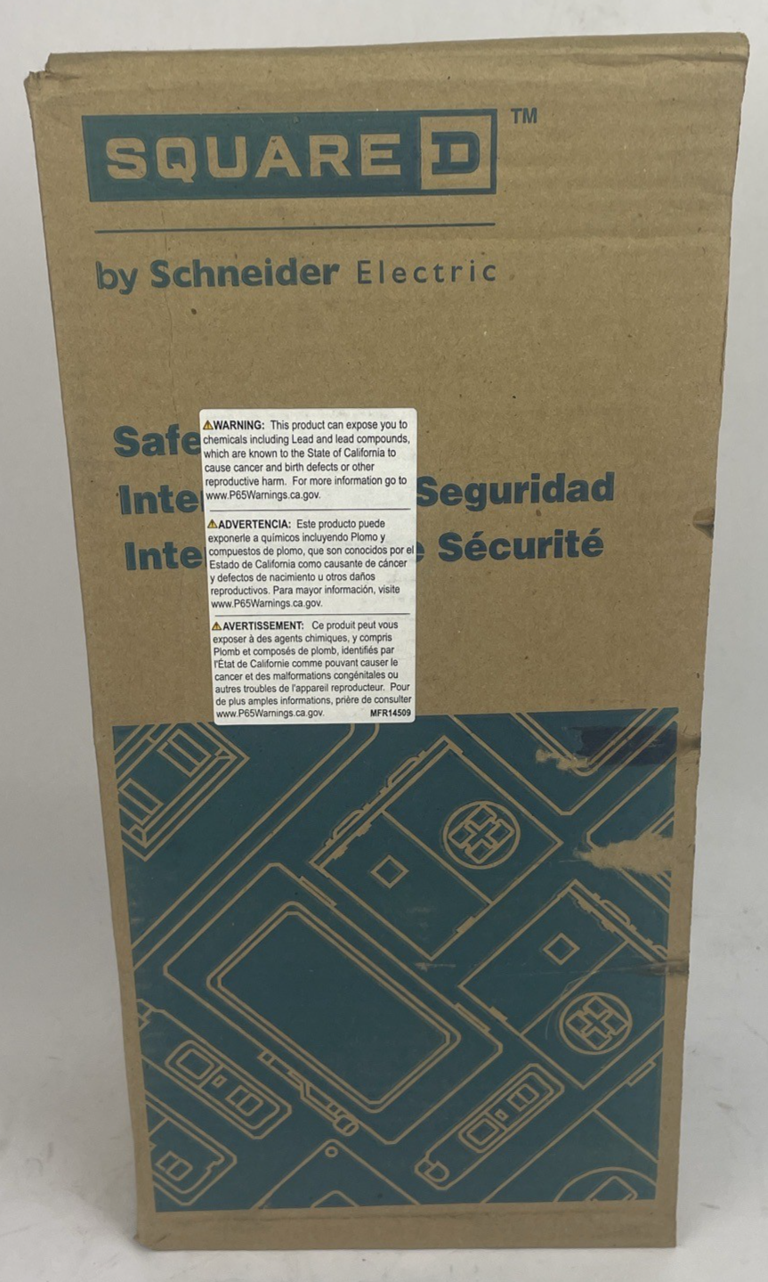 OEM Square D D222NRB General Duty Safety Switch Fusible 60A 2-Pole 240V NEMA 3R
