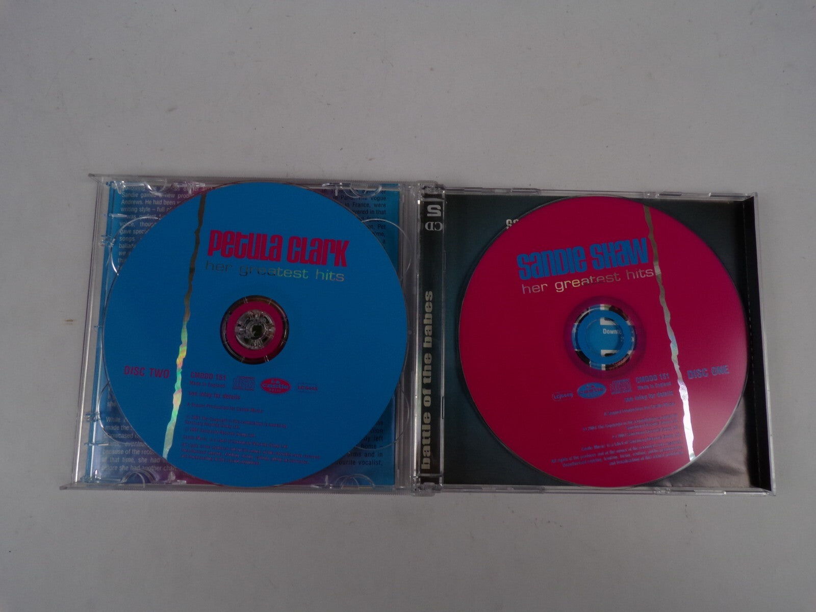 Sandie Shaw vs Petula Clark Their Greates Hits Run Romeo Who Am I CD#40