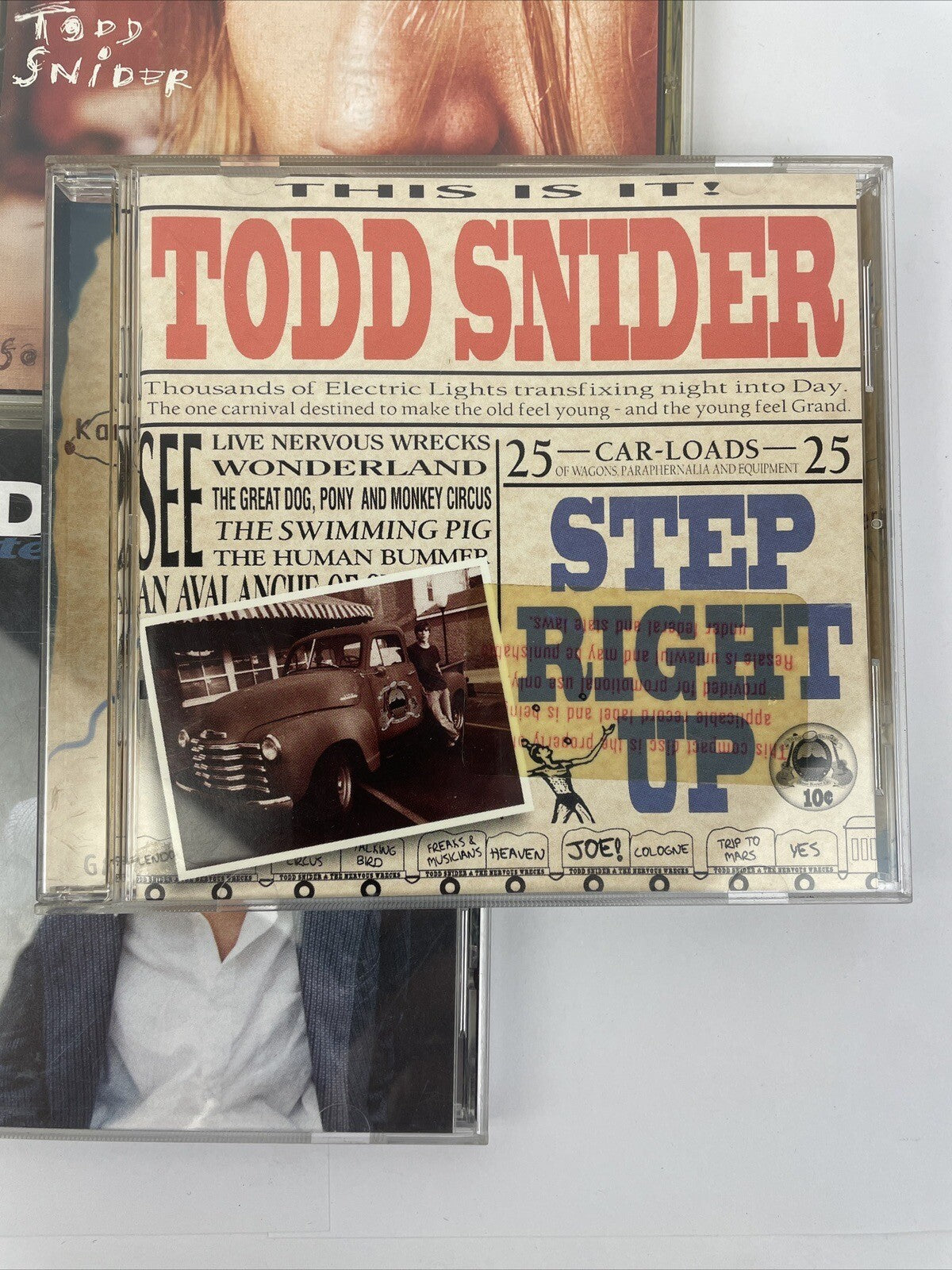 3 x Todd Snider CD - Step Right Up VIVA Satellite Songs for the Daily Planet S