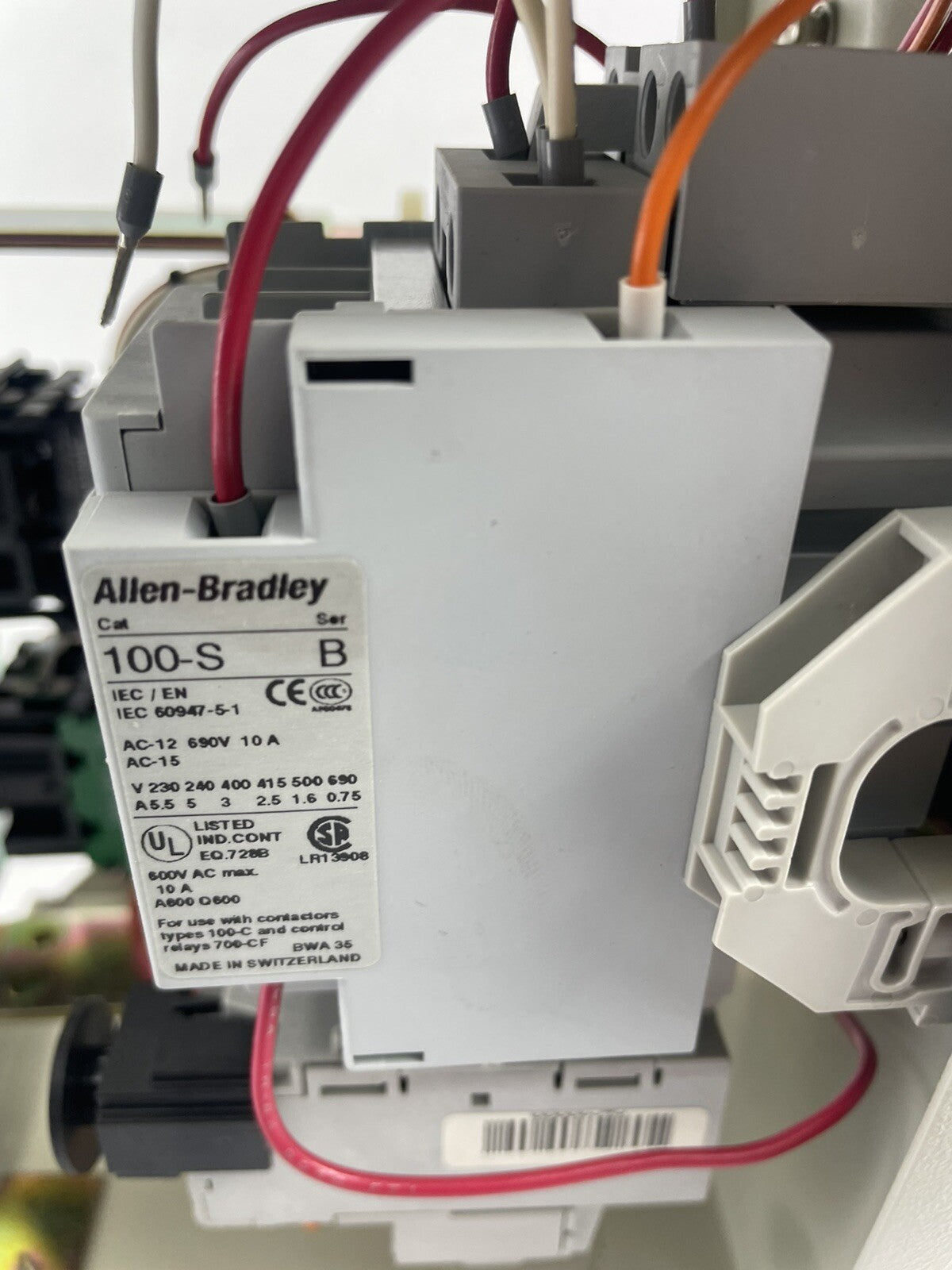 ALLEN-BRADLEY 198E-BA966 Starter Assembly 100-C16*10 MOTOR CONTROLLER Enclosure