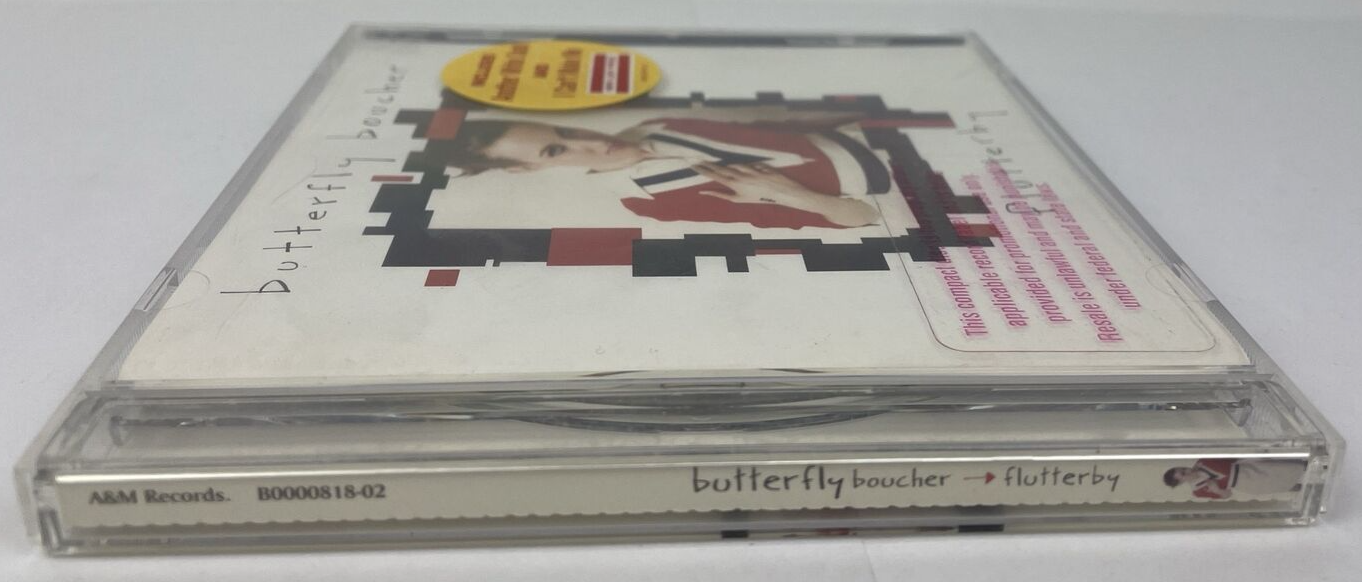 Flutterby - Digital Audio CD By Butterfly Boucher 2004 A&M Records Promo Copy BC