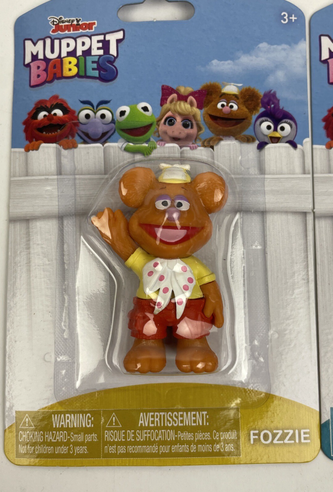 6 x Disney Junior Muppet Babies Figurines Lot NIB Piggy Kermit Gonzo Fozzie ANML