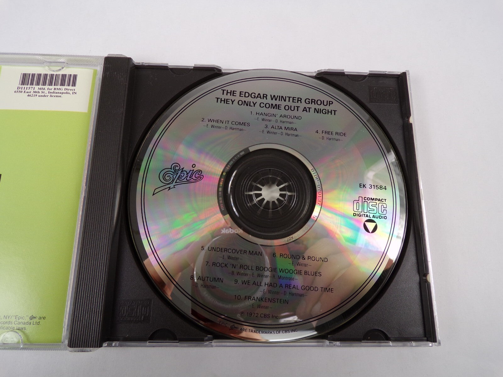 The Edgar Winter Group They Only Come Out At Night hangin Around Autumn CD#58