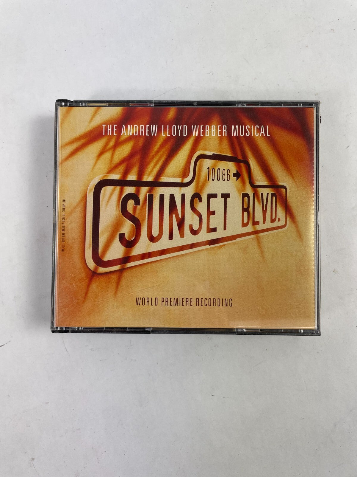 The Andrew Lloyd Webber Musical Sunset Blvd World Premiere Recording CD#72