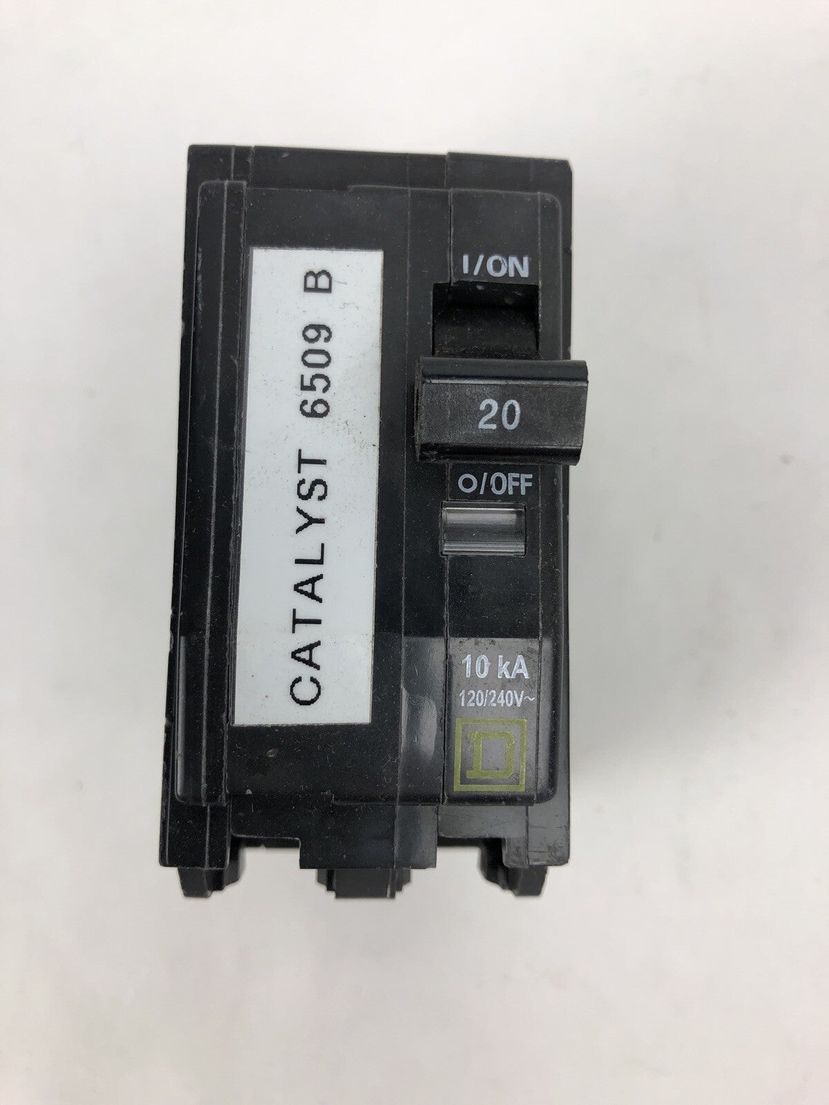 Square D QOB220 20 Amp Bolt-On Circuit Breaker 120/240v 10kA 2 pole
