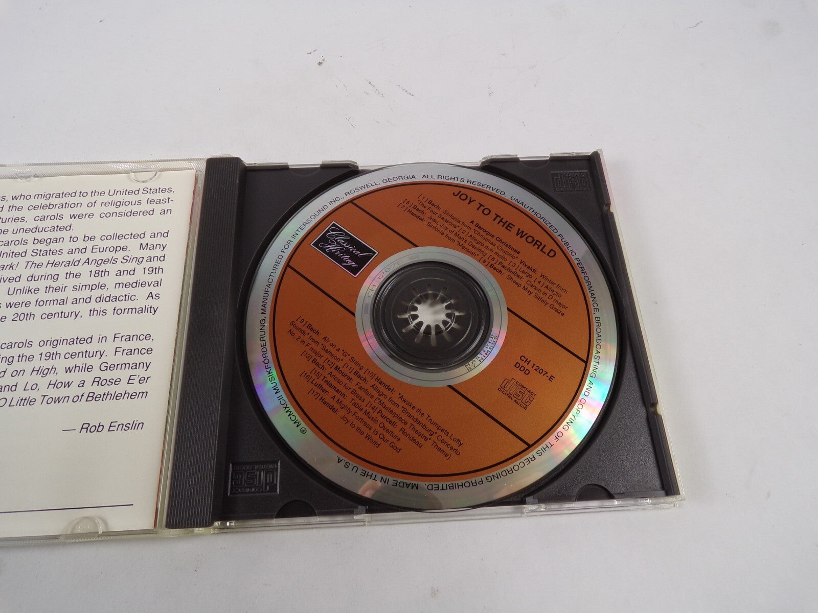 Surround Sound Joy The World A Baroqe Christmas Allegro Non Molto Largo CD#51
