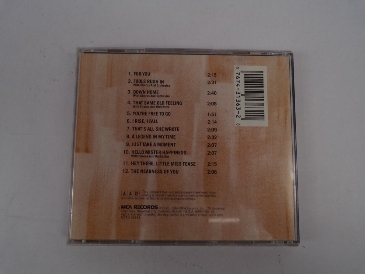 Rick Nelson Sings For You Fools Rush In Down Home I Rise I Fall CD#38