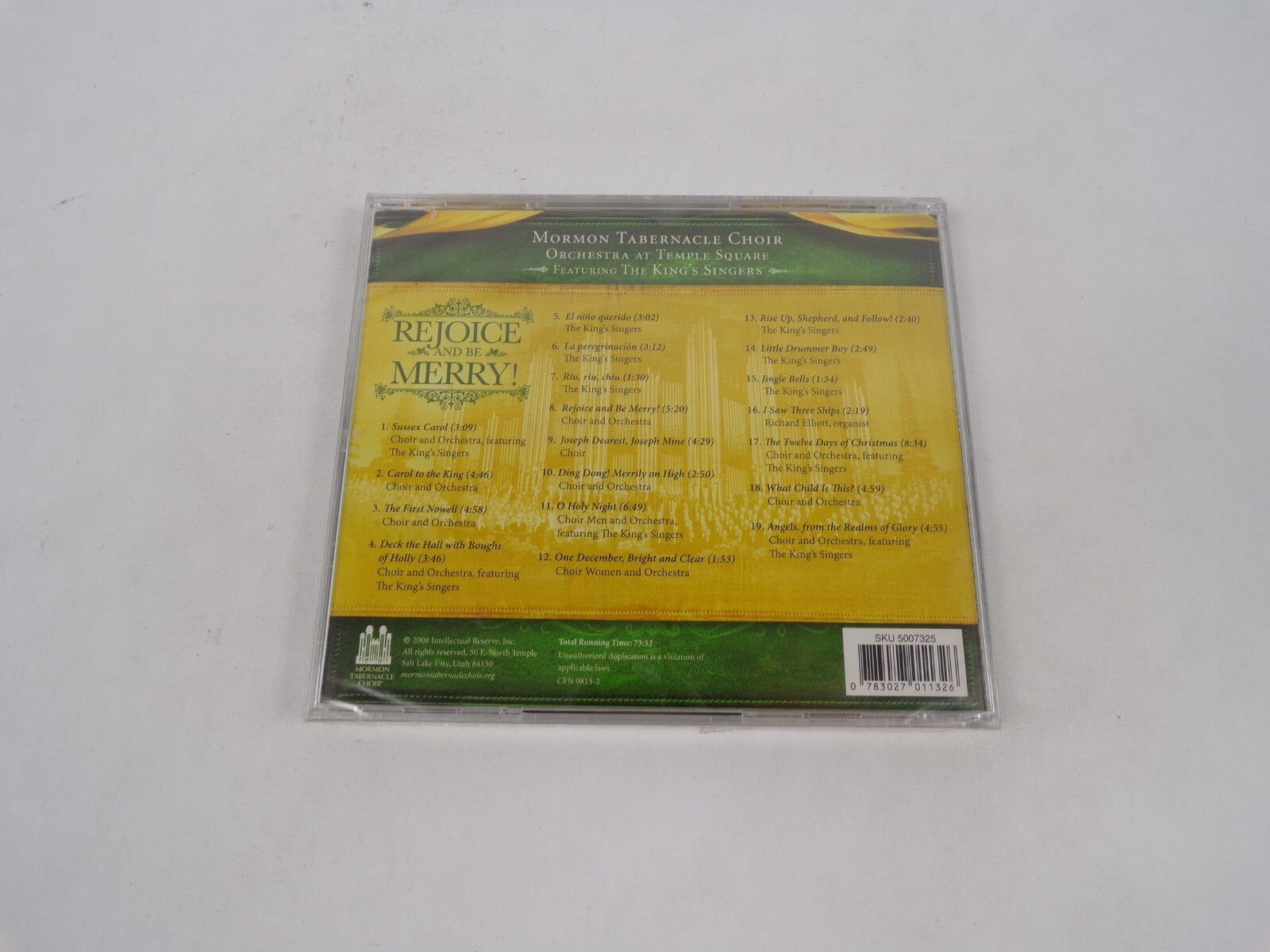 Rejoice And Be Merry! Christmas With The Mormon Tabernacle Choir And OrchesCD#70