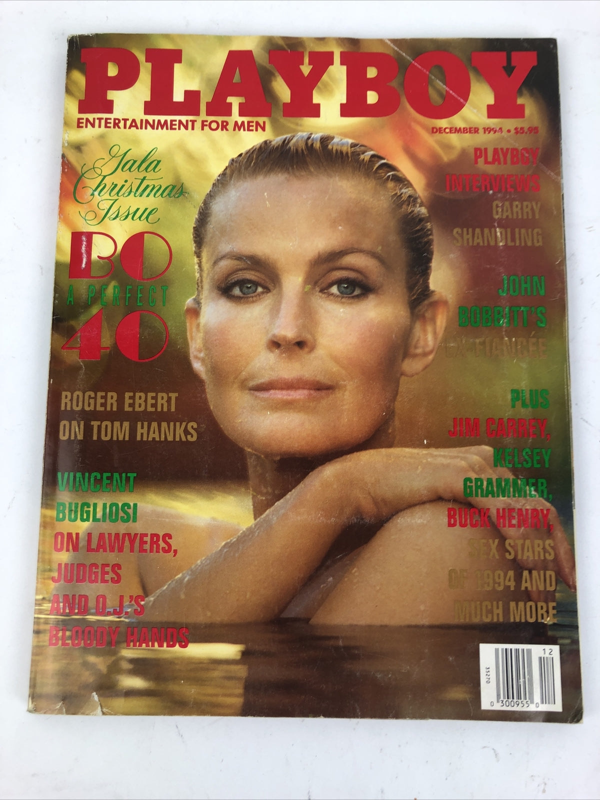 Vintage Playboy Magazine December 1994 Bo Derek a Perfect 40 Cover - LOOK