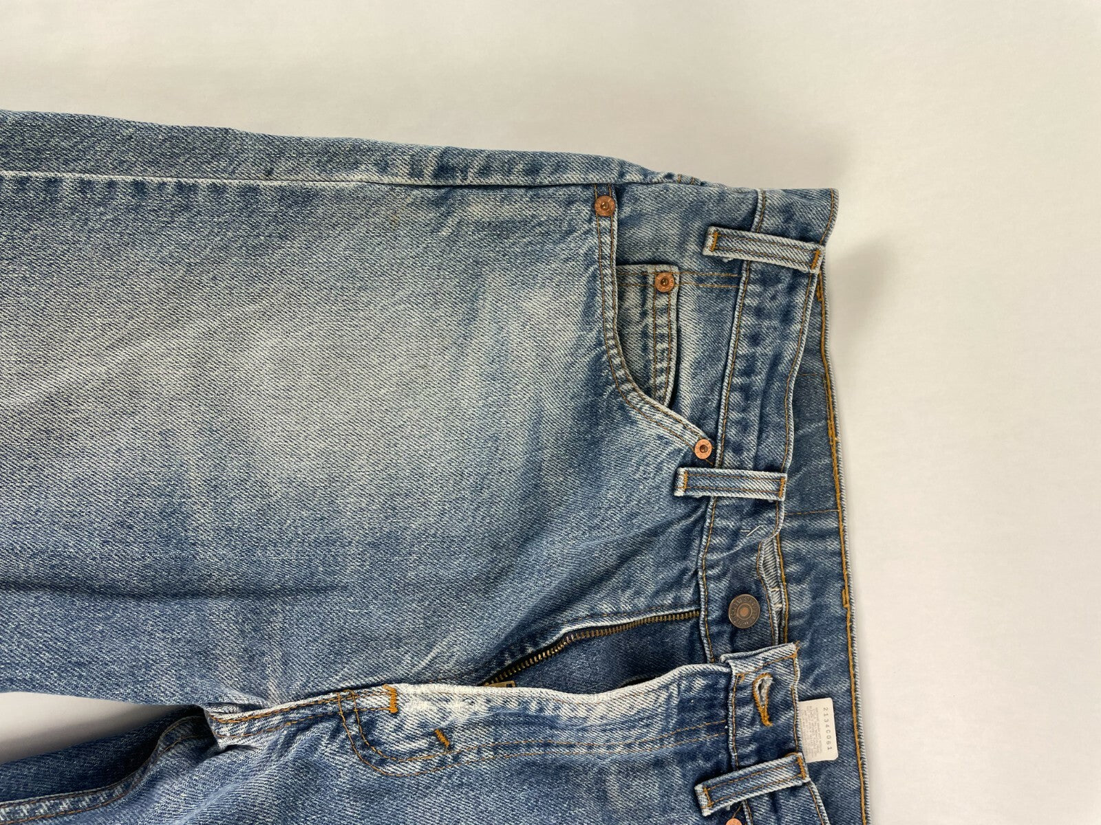 Levi's Men's Light Blue 505 Regular Fit Straight Leg Jeans Size W 32 L 32