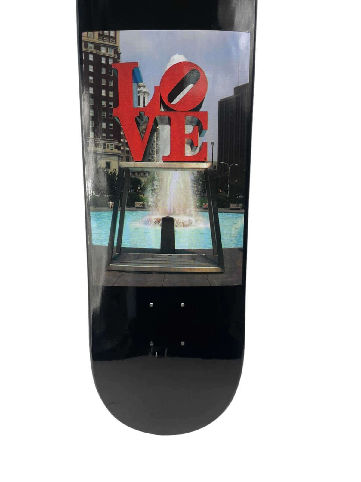 Love Park PA Skateboard deck Full dip Black Hard rock Canadian maple 8.25"