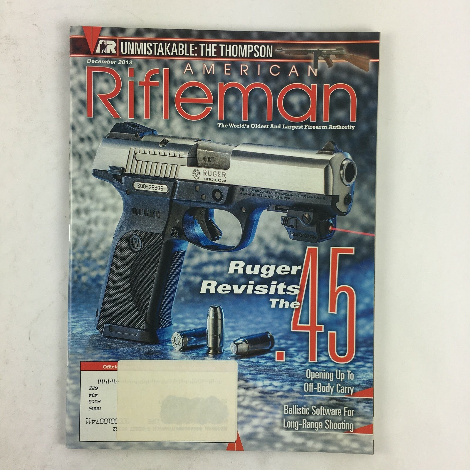December 2013 American Rifleman Magazine Ruger Revisits The.45 BallisticSoftware