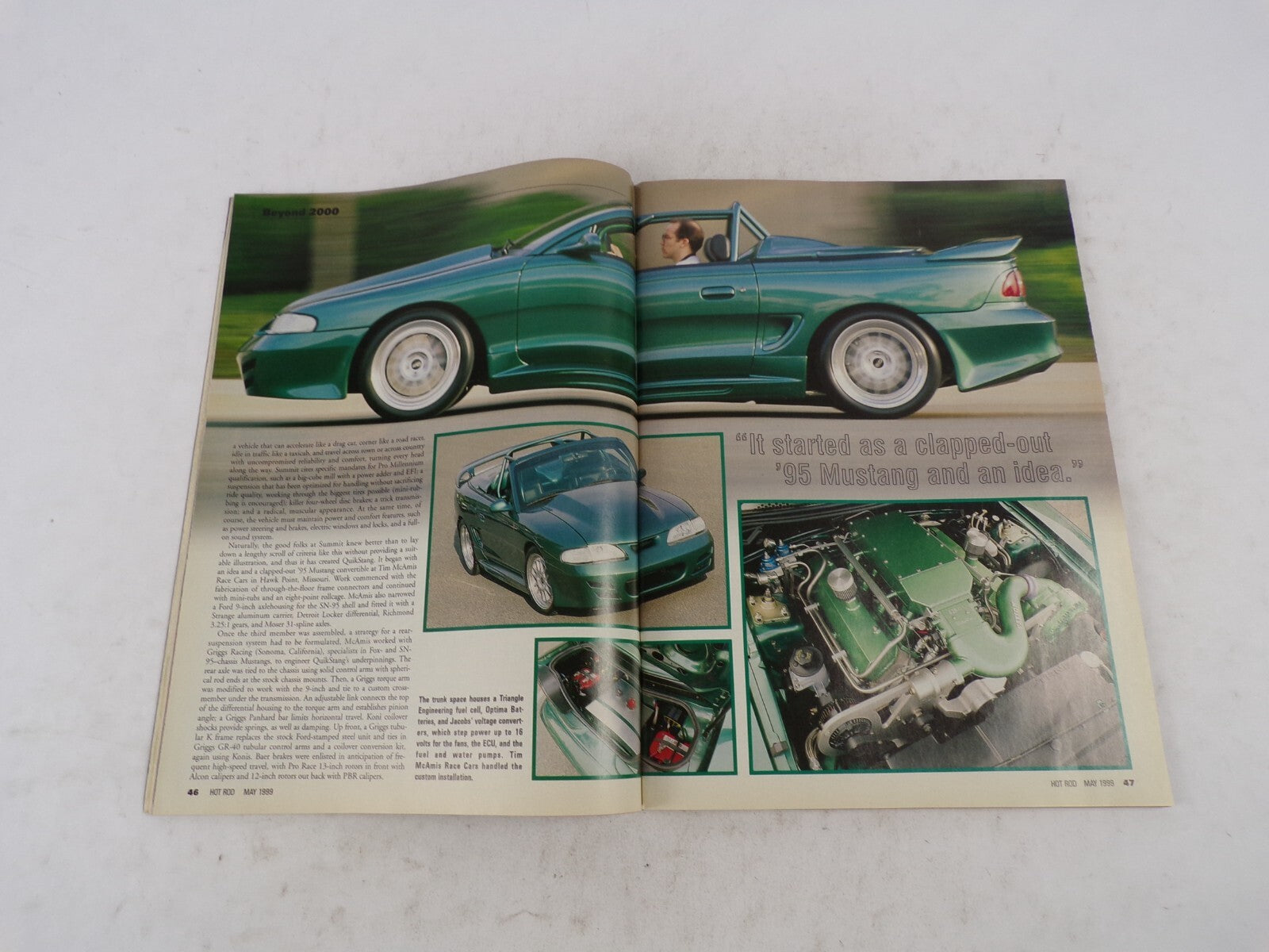 May 1999 Hot Rod Power & Speed Special!! 1,000HP Mustang Roadster 200MPH Top-Spe