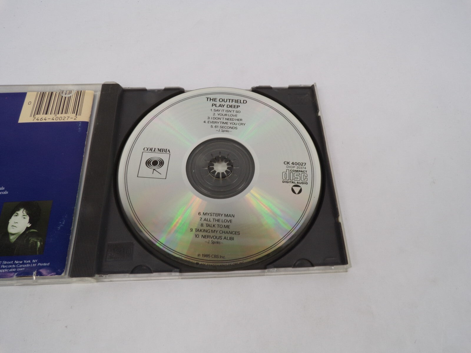 The Outfield Play Deep Say It Isn't So Your Love 61 Seconds All The Love CD#63