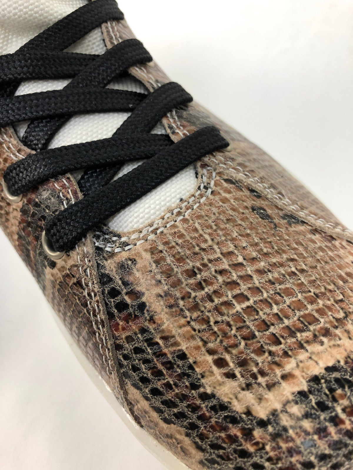 Rare Gourmet Footwear Shoes Womens Uno SP Leather Snake Skin High Top - FSTSHP