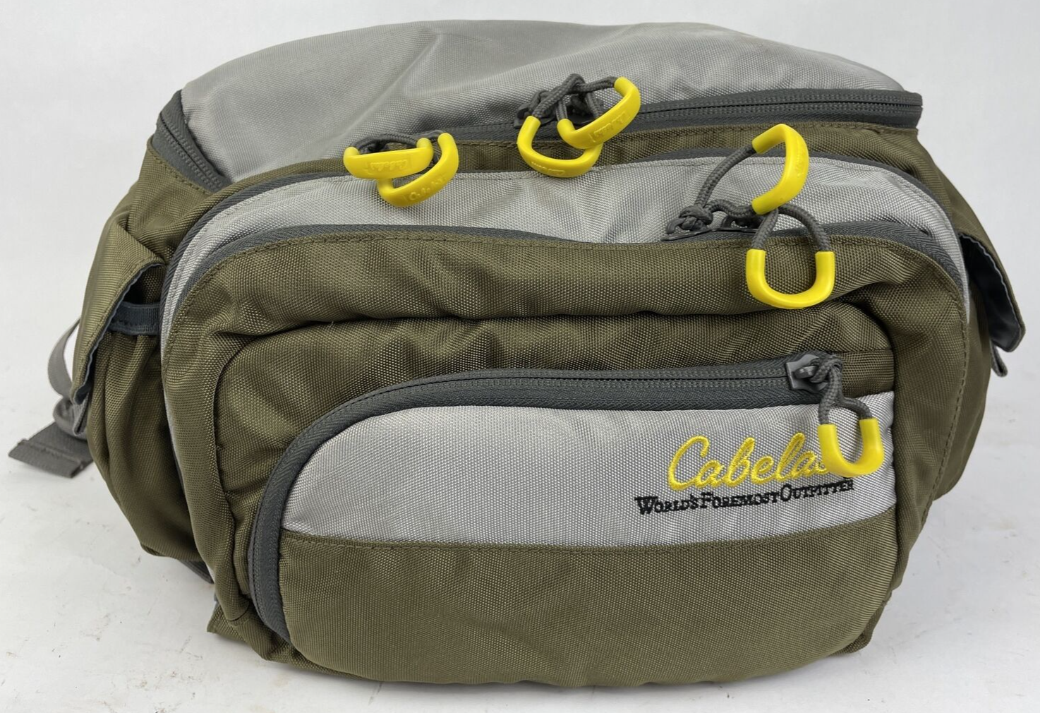 CABELA'S Green Hunting, Hiking Fly Fishing Advanced Anglers Waist Pack W EXTRAS