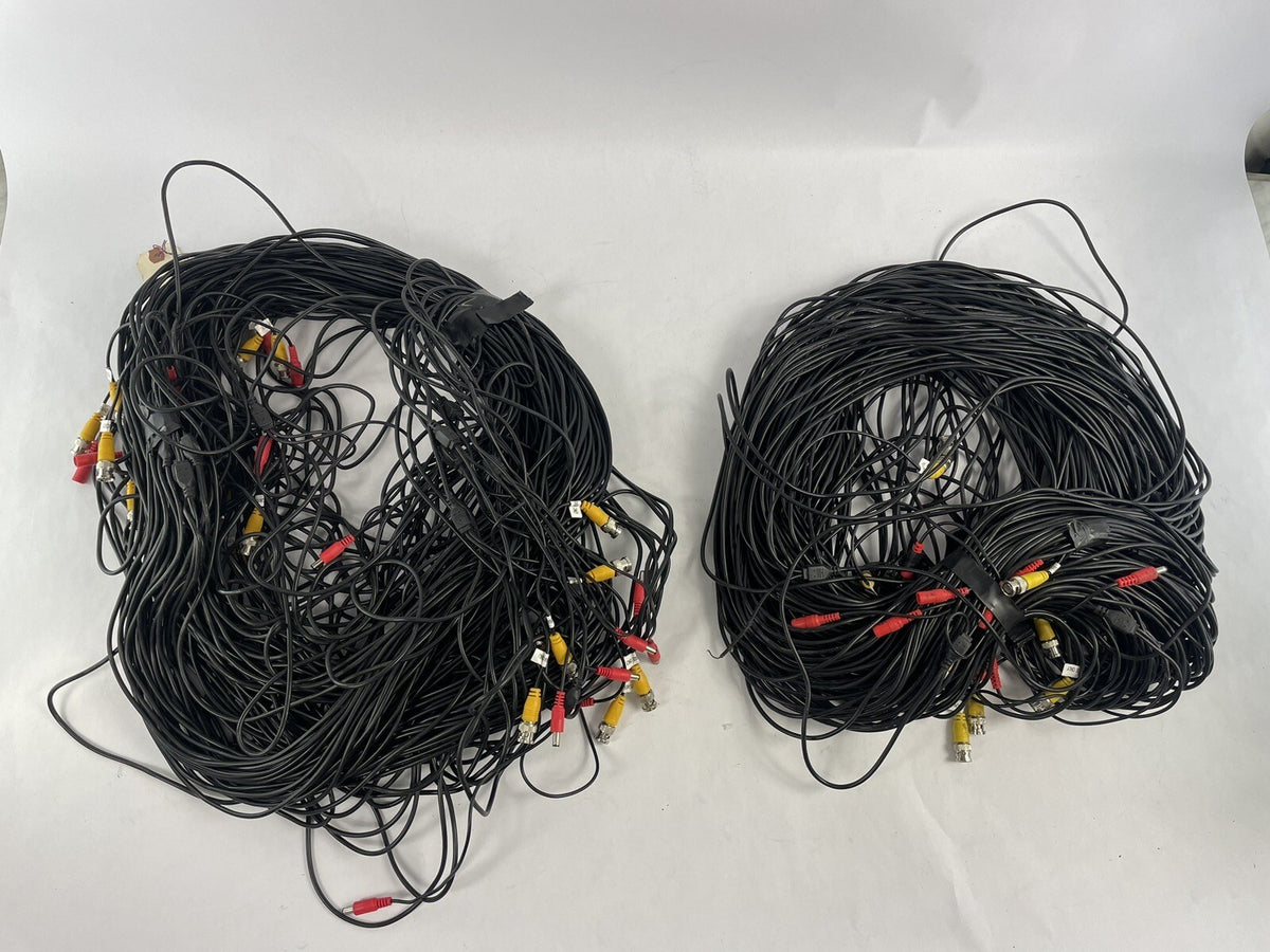 Lot of 2 : 16 Channel BNC male HD-SDI & Audio Snake cable over 50 ft