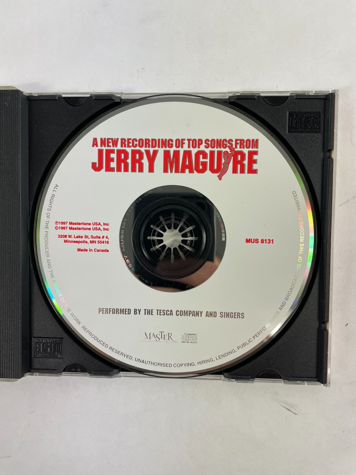 A New Recording Of Top Songs From Jerry Maguire Sitting Still Moving Still CD#72
