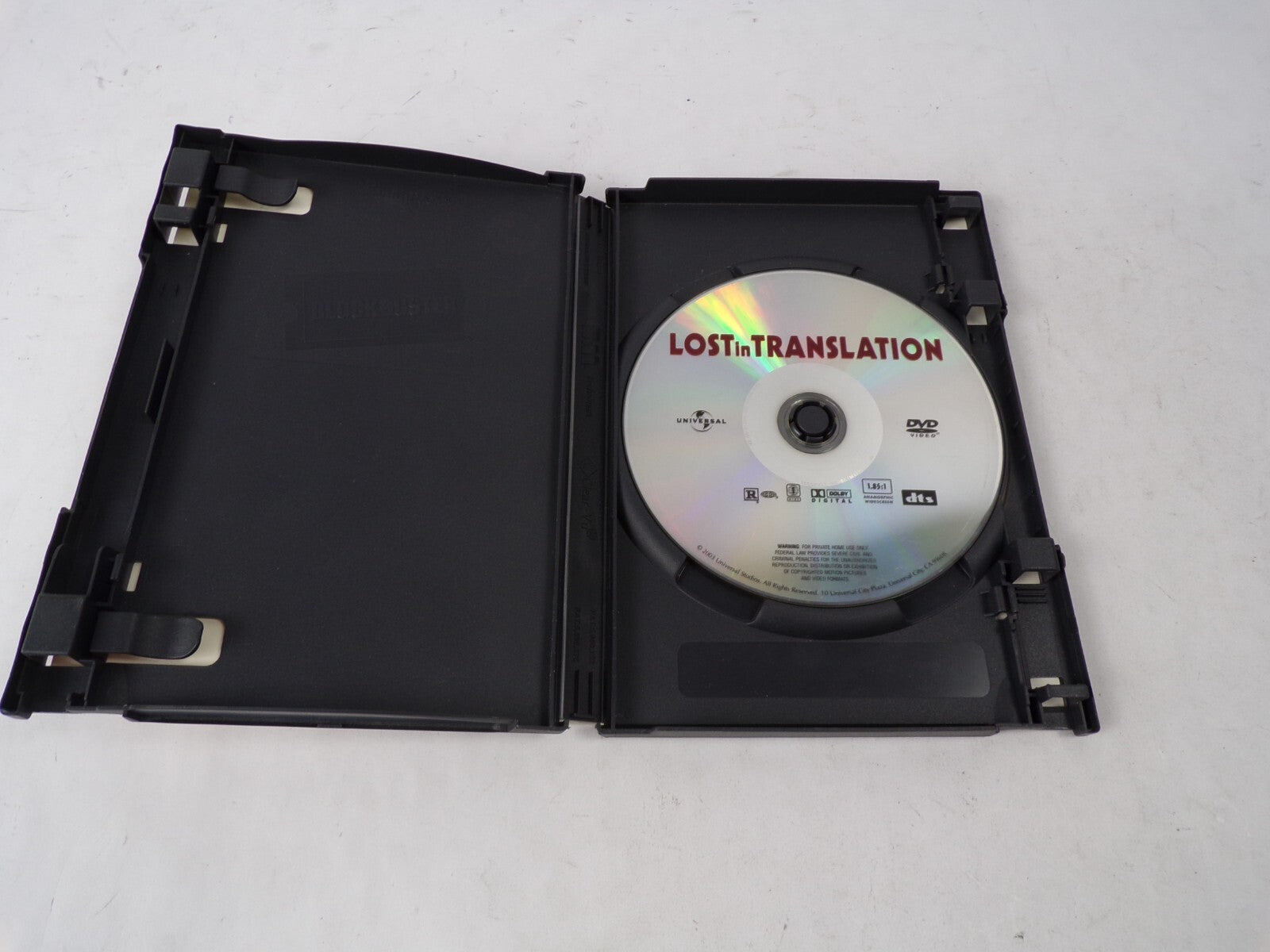 Lost in Translation Bill Murray Scarlett Johansson Lance Acord DVD Movies