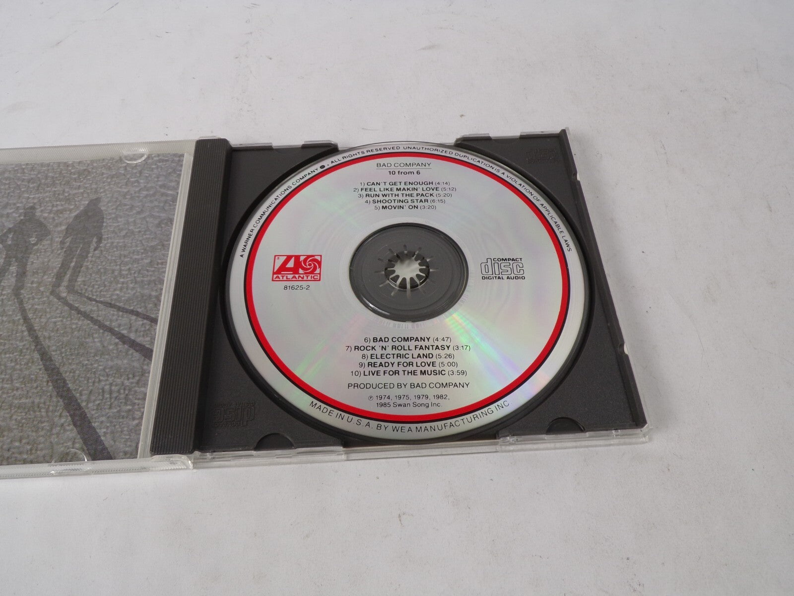 Company Bad Can't Get Enough Feel Like Makin' Love Run With The Pack Movin'CD#41