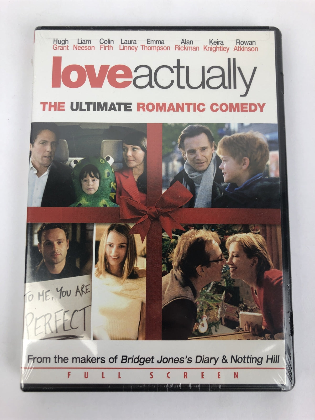 Love Actually DVD Video Hugh Grant Liam Neeson Emma Thompson ROM COM NEW Sealed
