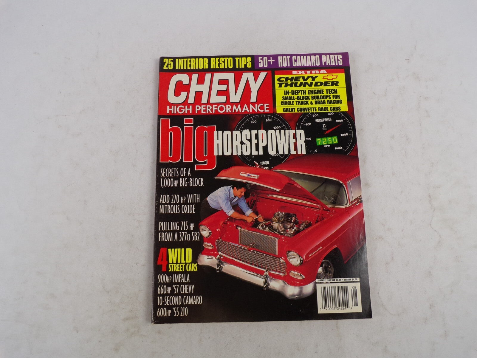 August 1997 Chevy High Performance Big Horsepower Secrets Of A 1000HP Big-Block