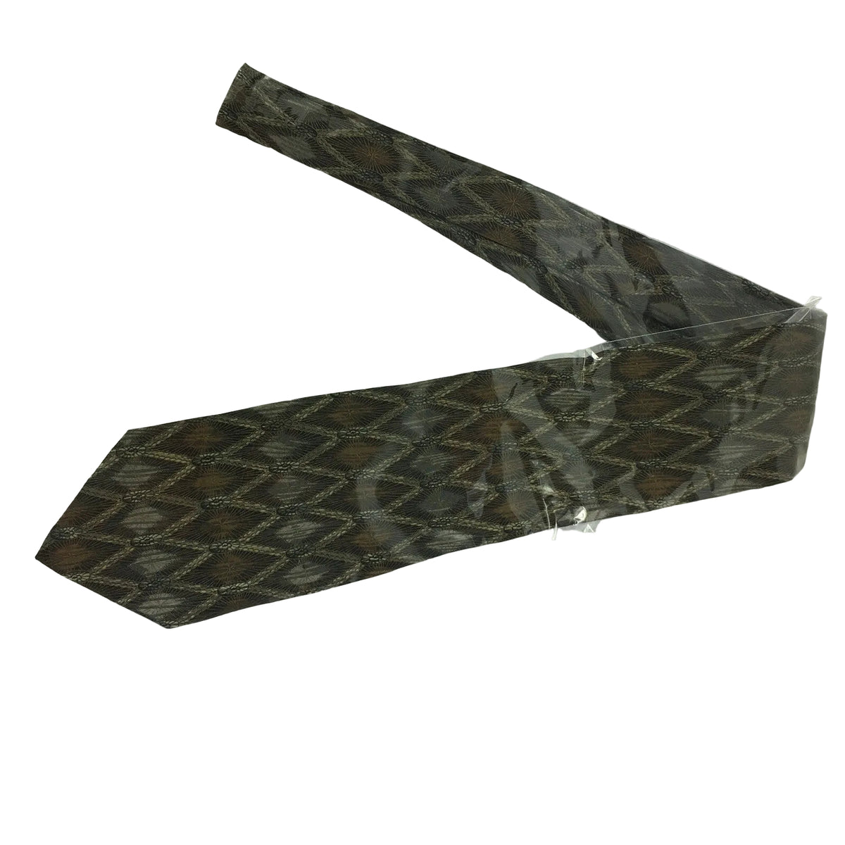 Genuine Bachrach handmade multi-colored 100% silk formal casual tie
