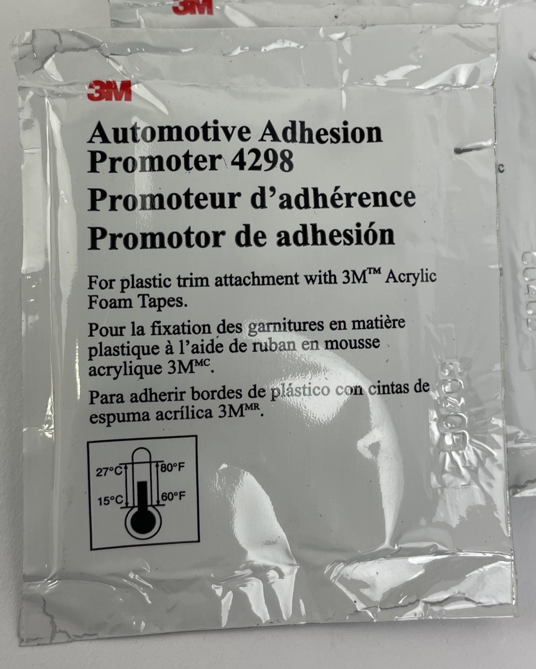 OEM 3M Scotch # 4298 Adhesion Promoter, 2.5cc sponge applicator- 5 pack