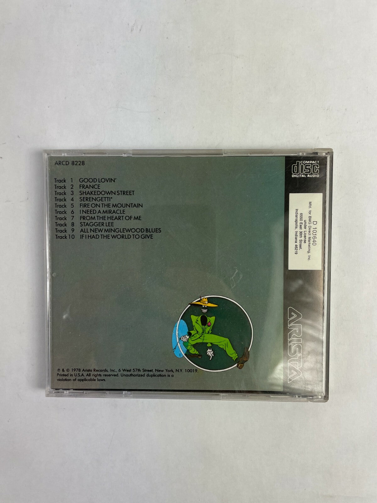 Shake down Street Compact Disc Digital Audio CD Q2