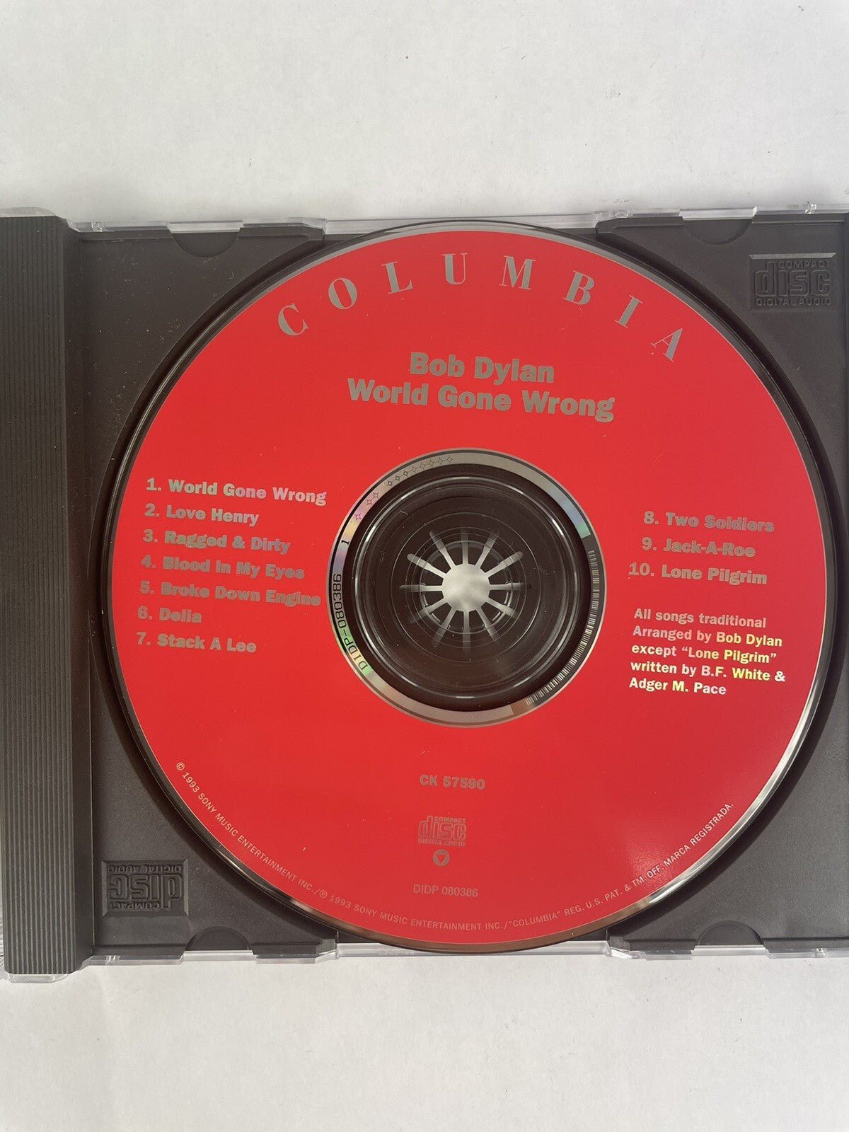 Bob Dylan - World Gone Wrong CD (1993) #8