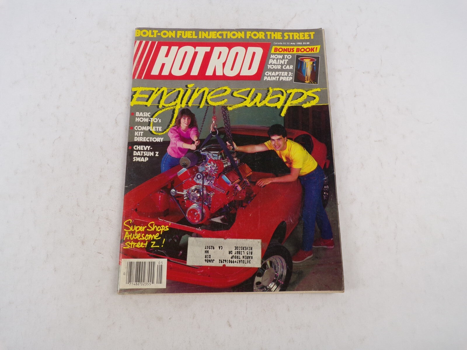 June 1986 Hot Rodding Magazine Engineswaps Bolt-On Fuel Injection For The Stree