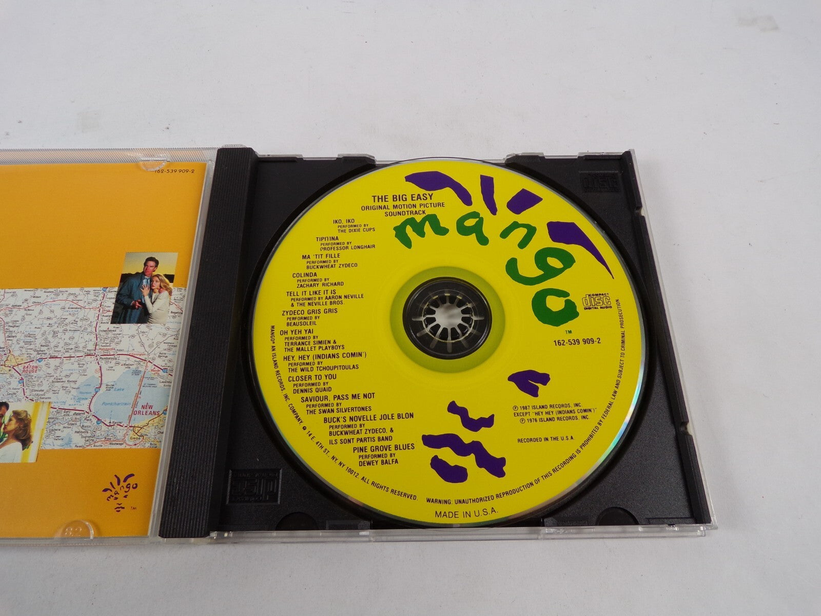 Big Easy Featuring Music By Beausoleil The Dixie Cups Dennis Quaid CD #43