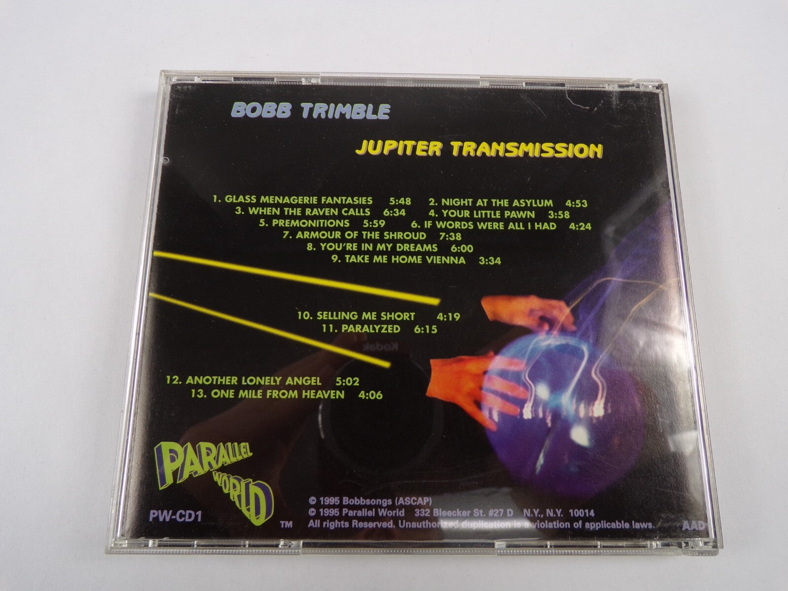 Jupiter Transmission Bobb Trimble Glass Menagerie Fantasies Premonitions CD#26