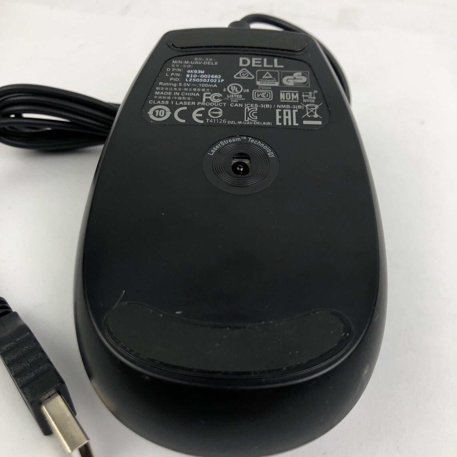 DELL Technologies Wired 6 Button USB Optical Mouse M-UAV-DEL8 4K93W - LOOK