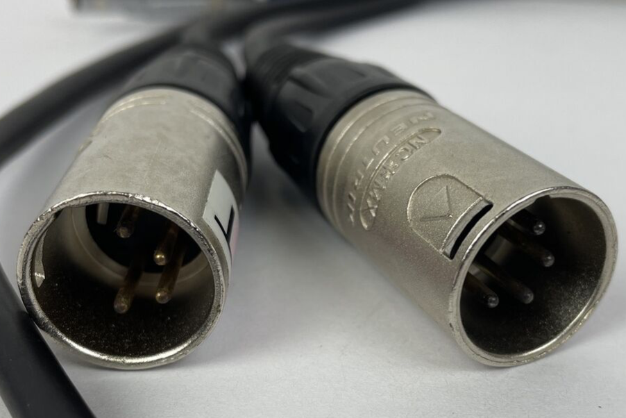 Aphenol 15 Pin Connector 2 x Black Neutrik 3 pin XLR 1 x Lemo 10 Pin Male Cable
