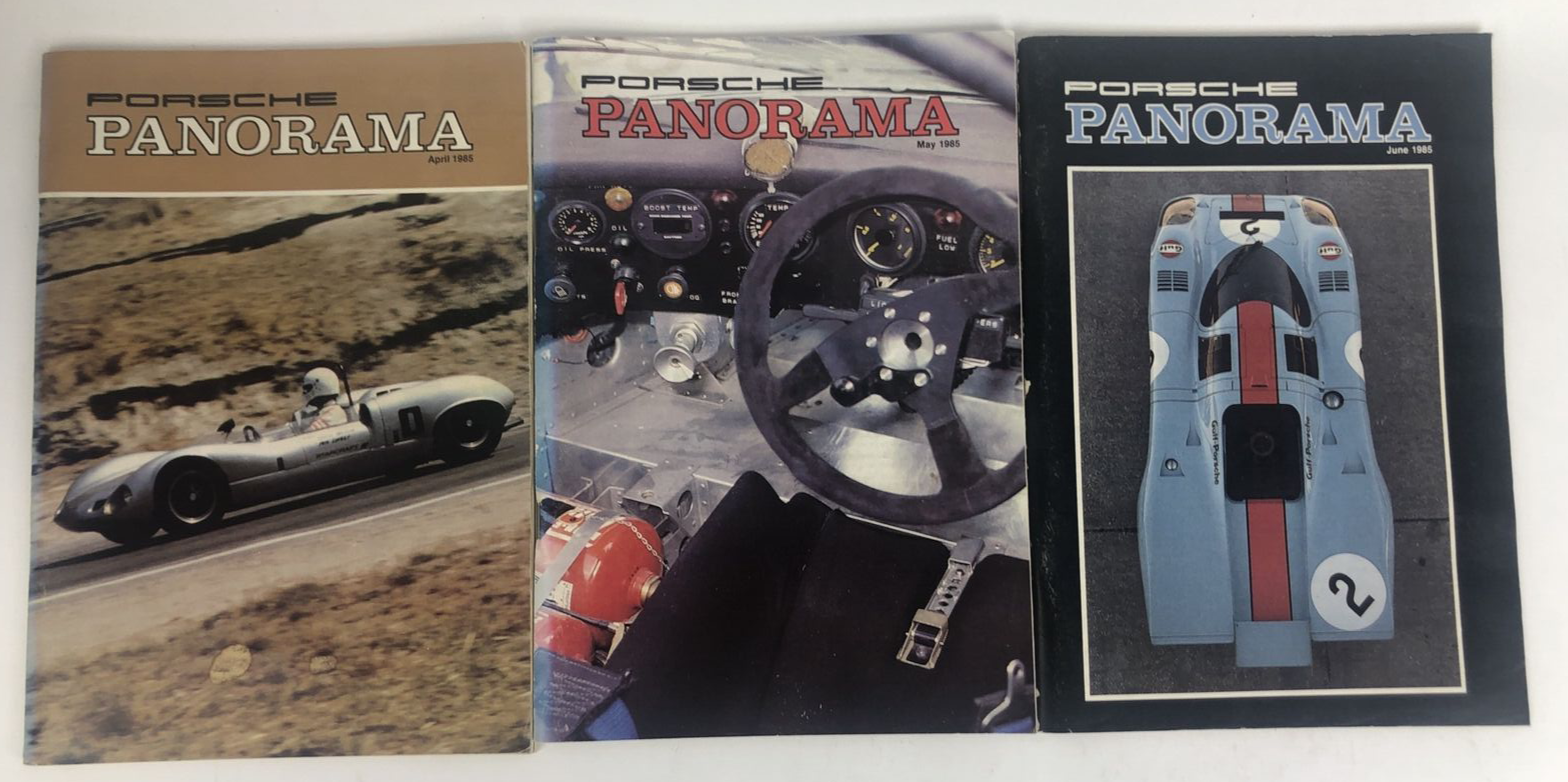 Porsche Panorama Magazine - 1985 Complete Set 30th Anniversary 12 issue - RARE