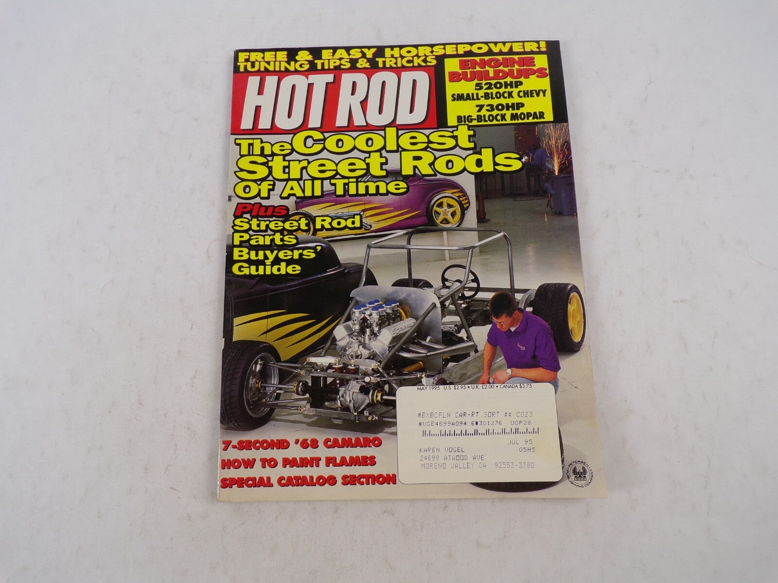 May 1995 Hot Rodding Magazine The Coolest Street Rods Of The All Time Free&Easy