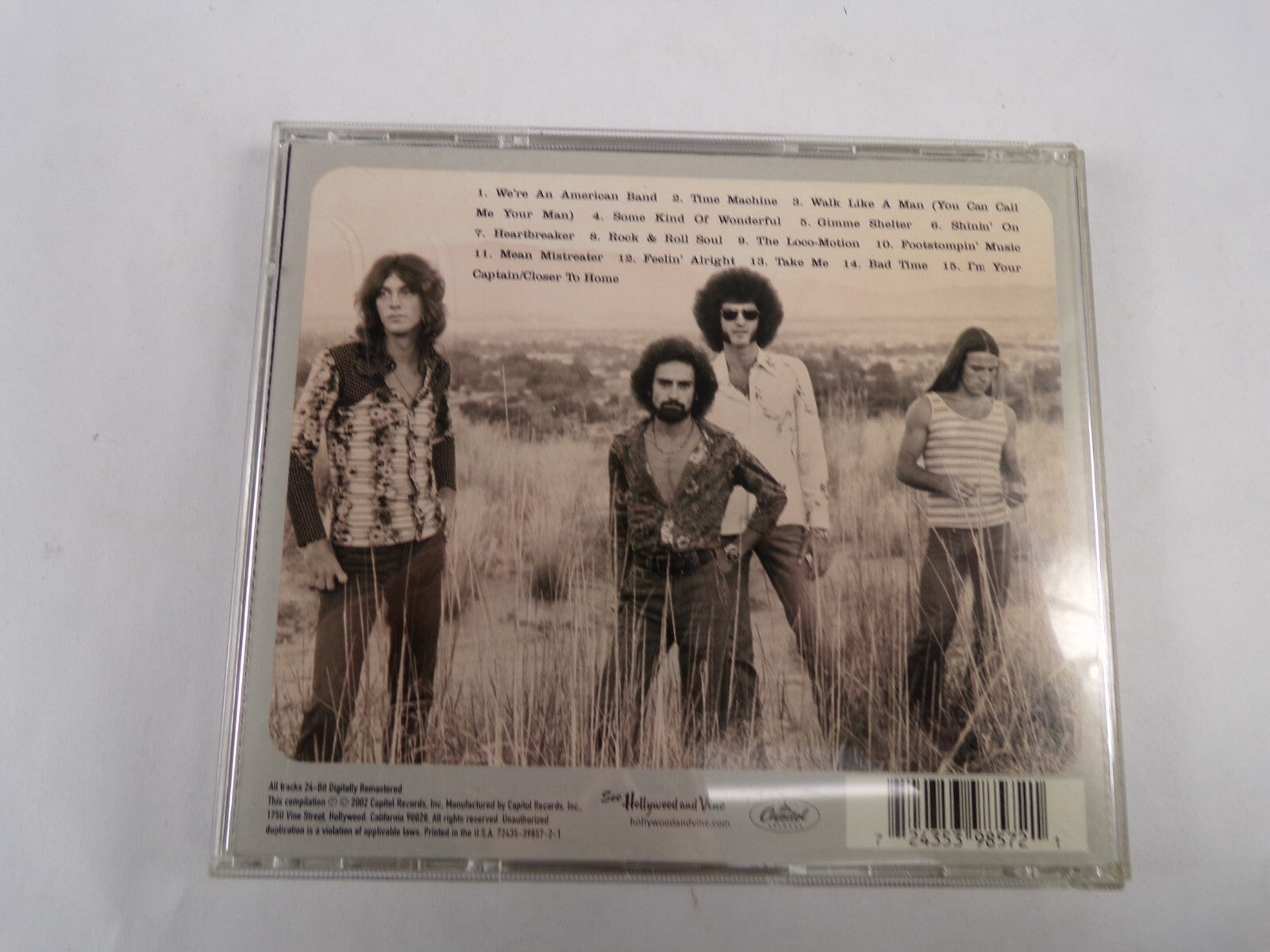 Classic Masters Grand Funk Railroad Were An American Band Time Machine CD#59