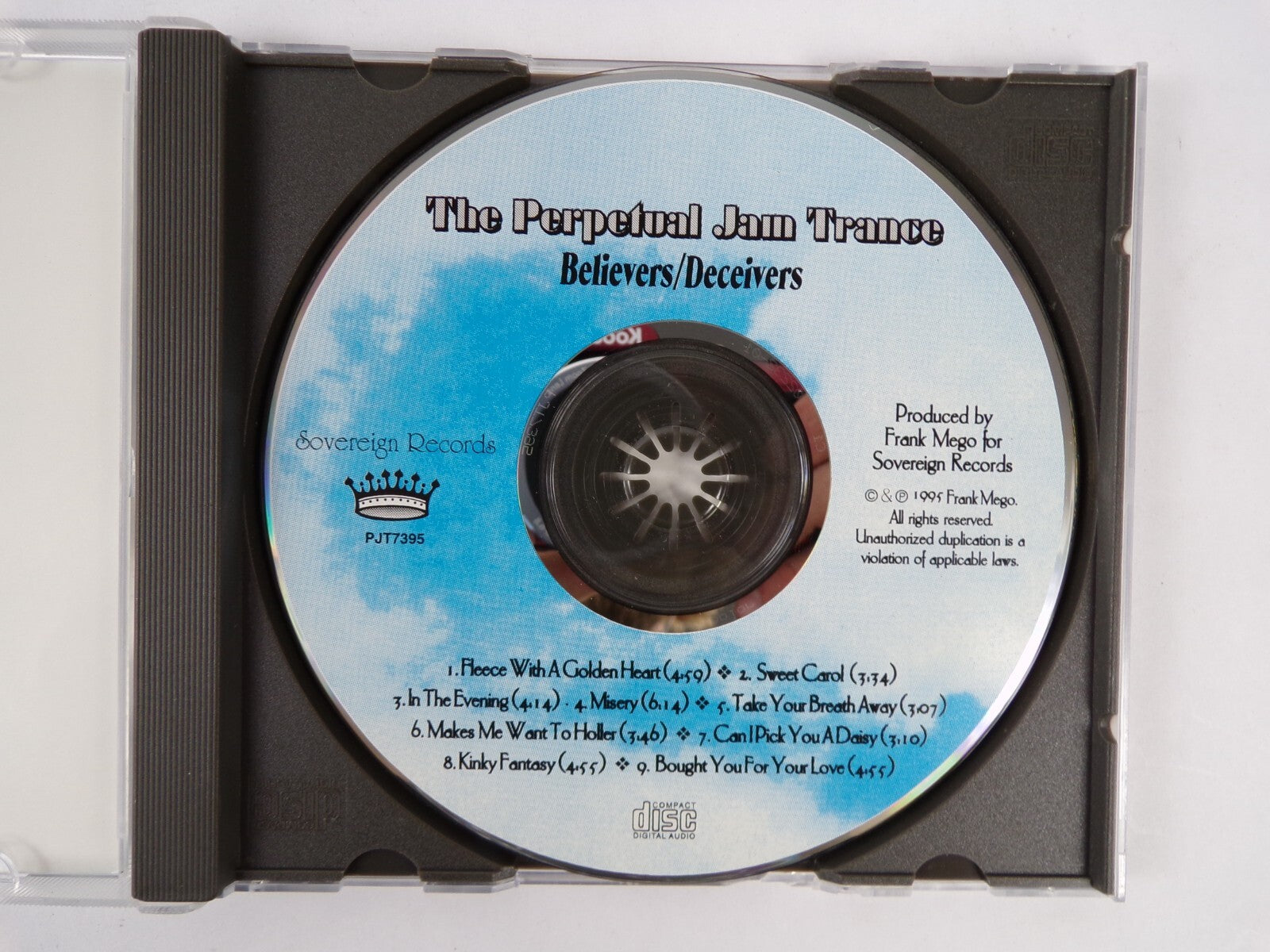 The Perpetual Jam Trance Believers/Deceivers Greatest Hits CD #9