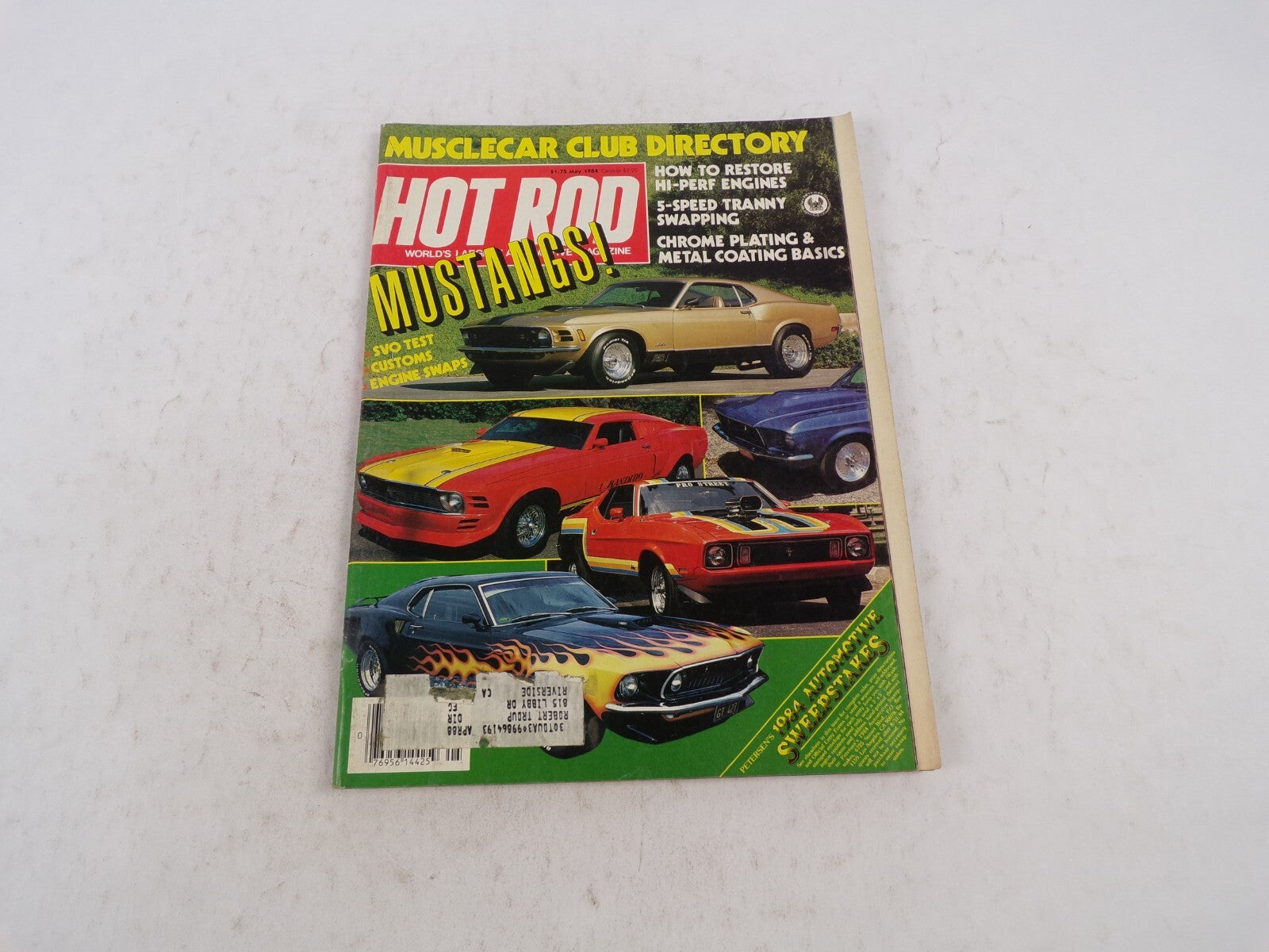 April 1988 Hot Rodding Magazine Mustangs! Musclecar Club Directory How To Resto
