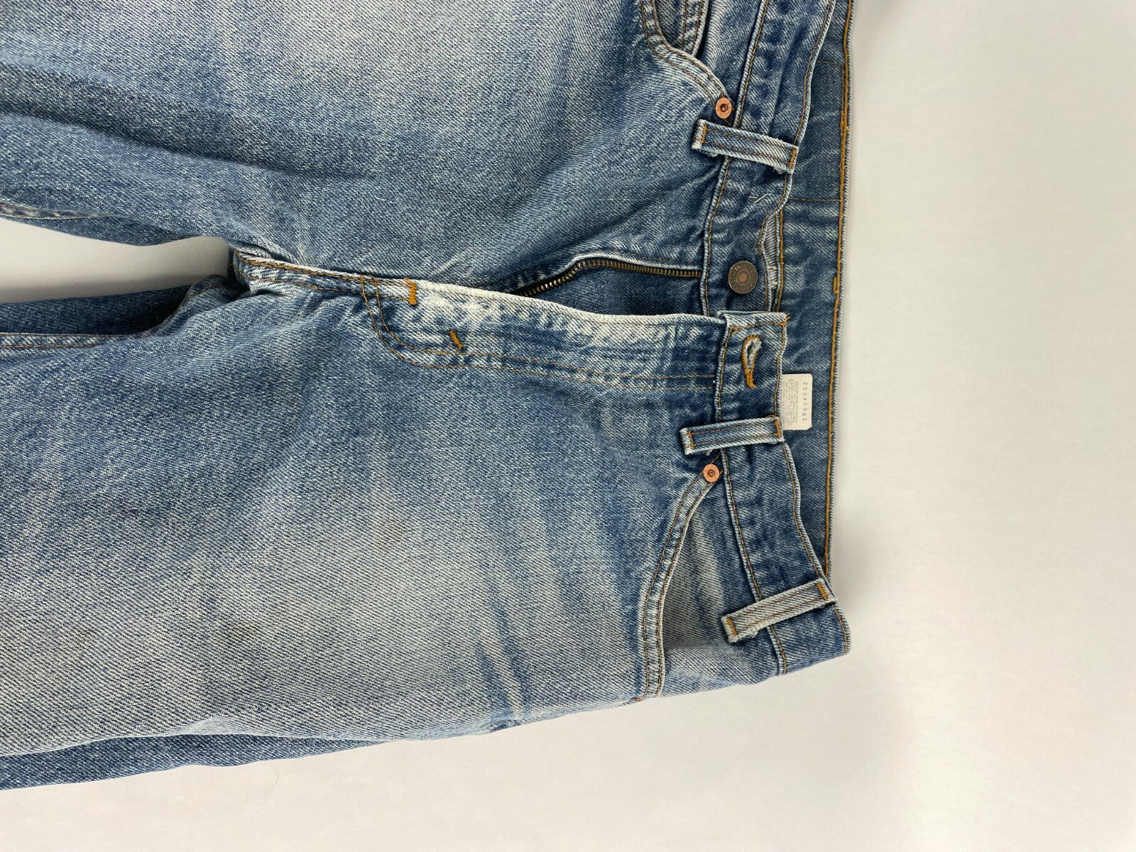 Levi's Men's Light Blue 505 Regular Fit Straight Leg Jeans Size W 32 L 32