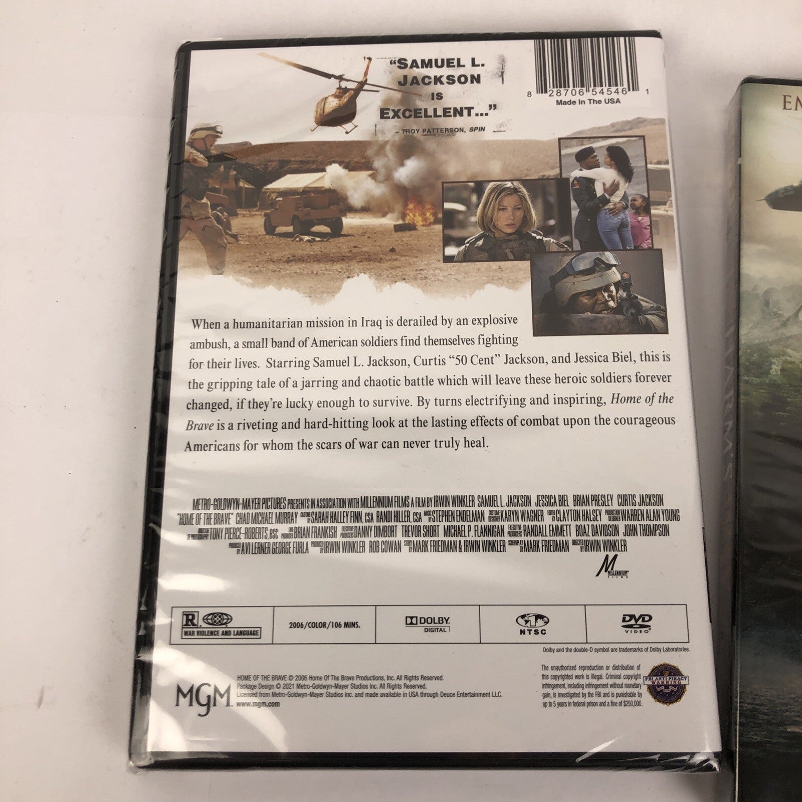 In Harm's Way + Home Of The Brave DVD Lot of 2 War Movies Brand New Sealed LOOK