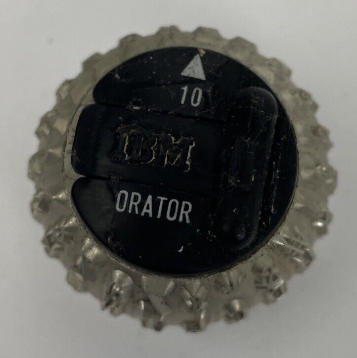 OEM IBM Orator 10 Font Printer Ball Selectric Typewriter Vintage